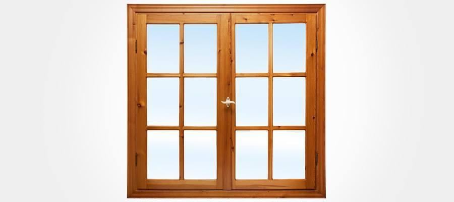 Fenêtre double vitrage bois